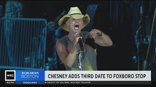 Kenny Chesney add third show at Gillette Stadium [upl. by Thibault534]