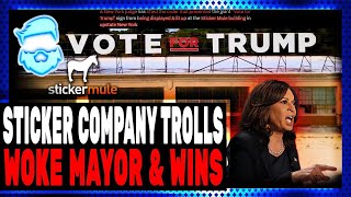 Epic Fail Giant Trump Sign TRIGGERS Woke Mayor Who SUES amp Says It Will Cost Lives Only To LOSE [upl. by Daraj]