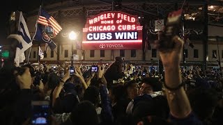 quotThe Cubs Win the World Series Everyone Goes Nutsquot [upl. by Retsehc625]