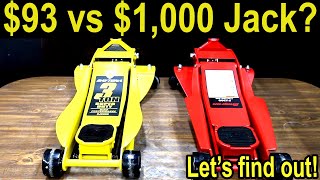 Best Floor Jack 1000 Snap On vs Daytona Pittsburgh Arcan Black Jack ESCO Husky Maasdam [upl. by Anecuza]