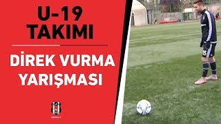 Beşiktaş U19 Takımı Direk Vurma Yarışması [upl. by Pegeen]