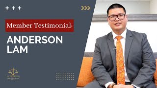 Anderson Lam Membership Testimonial for the San Mateo County Bar Association [upl. by Tellford]