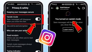 Cómo activar el modo Vanish en Instagram [upl. by Maibach71]