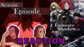 The Eminence in Shadow S2 Eps2 REACTION  Frenzy has started Tsuki ga Akai Mou Jikan ga nai [upl. by Eylatan]