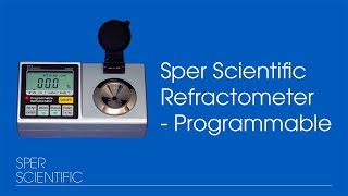 Sper Scientific Refractometer  Programmable [upl. by Holey]