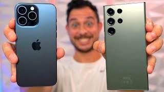 iPhone 15 Pro Max vs Samsung Galaxy S23 ULTRA Los MEJORES del 2023 🚀 [upl. by Hallie657]