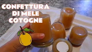 COME FACCIAMO LA MARMELLATA DI MELE COTOGNE🤗 [upl. by Siubhan]