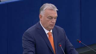 Il discorso di Victor Orban oggi al Parlamento Europeo [upl. by Pacian]