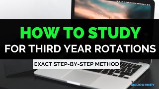 Get Honors Exactly How To Study For Third Year Rotations in Med School 2024 [upl. by Pownall]