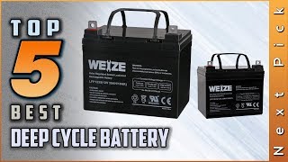 Top 5 Best Deep Cycle Battery Review in 2024 [upl. by Michaeline]