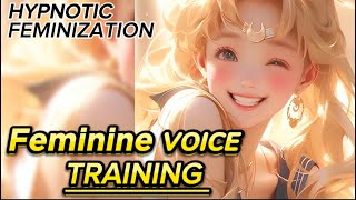 Hypnotic feminization ✨ DEVELOPING A MORE FEMININE VOICE THROUGH HYPNOSIS 🎶 [upl. by Adaliah]