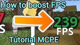 how to boost FPS in mcpe not 239actually for low end devices MCFunky69 [upl. by Saxe769]