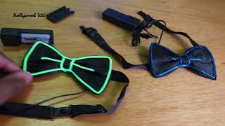 LightUp Bow Tie 🎉 Stand Out amp Shine at Parties Perfect for Festivals Events amp Nightlife Fun [upl. by Atsev]