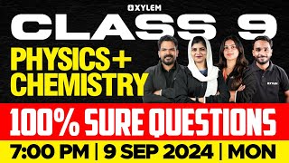 Class 9  Physics  Chemistry  Onam Exam  100 Sure Questions  Xylem Class 9 [upl. by Ydur631]