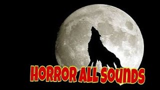 wolf howling sound effect scary free copyright 《horror All Sounds》 [upl. by Yadseut]