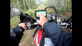 Sebago Lake Area Maine  ATV Trails on Big Bikes [upl. by Atinihs]