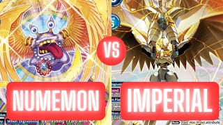 BT17 NUMEMON VS IMPERIALDRAMON  Digimon TCG  Gameplay Video [upl. by Freed]