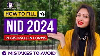 How to Fill NID 2024 Registration Forms  Complete guide to register for NID 2024 [upl. by Enidlarej786]