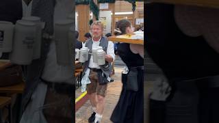 What is special with the beer in Oktoberfest  Oktoberfest in München 2024 shortvideo [upl. by Gausman]