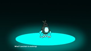 Evolving Lanchain Fakemon drawing 2 [upl. by Connell]