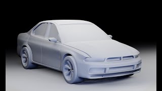 BASIC CAR MODELING IN BLENDER  PART 2 [upl. by Pubilis]