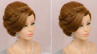 ทรงผมสำหรับคนหน้าใหญ่ค่ะ  Modern wedding hairstyle for long hair perfect for any wedding [upl. by Takakura506]