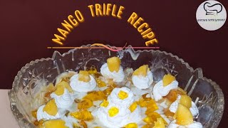 Mango trifle recipe  Easy and tasty  By kitchen with labisha [upl. by Ronym]