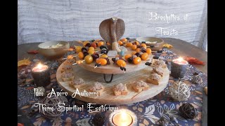 Idée apéro automne thème spirituel esotérique brochettes et toasts [upl. by Isteb]