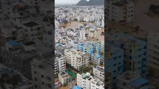 Vijayawada City in floods youtubeshorts GPN Friend [upl. by Kessia]