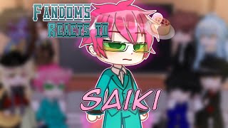 Fandoms Reacts To SaikiFandoms Reacts To EachOther Afton TDLOSKGCRV [upl. by Ireland]