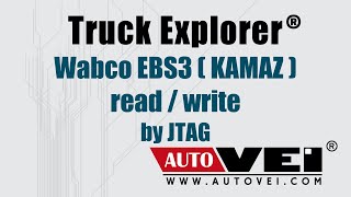 Wabco EBS3 readwrite by JTAG from KAMAZ truck [upl. by Idissac44]