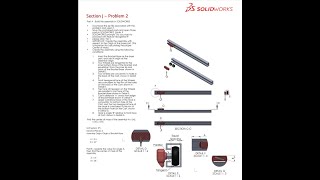 Solidworks CSWA Exam Practice  ASSEMBLY  Section J  2 [upl. by Beltran]