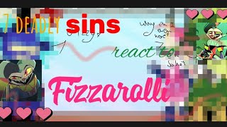 7 deadly sins react to fizzy HelluvaBoss ozzie×fiz [upl. by Cornish]