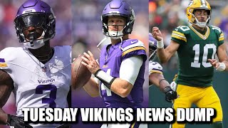 Minnesota Vikings News Dump 9242024  Addison Update Darnold Knee Good to Go Aint No Love [upl. by Htiek915]