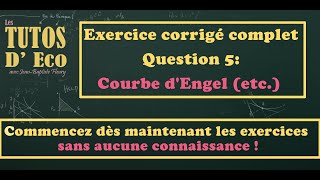 Q5 Courbes de consorevenu corrigé de micro en bref [upl. by Chastain421]