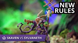 Skaven vs Sylvaneth  NEW RULES  Age of Sigmar Battle Report [upl. by Ferren]