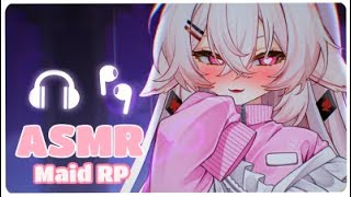 ASMR RP F4A  Sussy Maid at your service  Whispering  VOD  mouth sounds [upl. by Nesyrb]