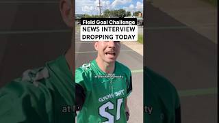 Field goal challenge NEWS INTERVIEW DROPPING TODAY CBS WJZ fieldgoal challenge news interview [upl. by Akram873]