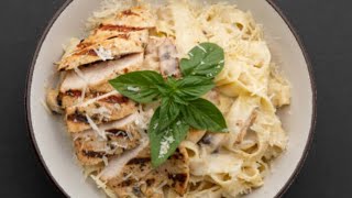 Cream Cheese Alfredo Pasta Recipe  Kitchen with Zahra [upl. by Aitnwahs]