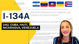 I134A GUIDE for U4U Cuba Haiti Nicaragua and Venezuela  Humanitarian Parole [upl. by Aisila861]