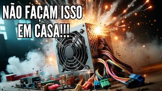 RTX 4090 E CORE I9 EM FONTE DE 500W  CONFIA [upl. by Bertha]