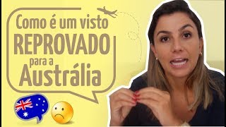 VISTO NEGADO PARA A AUSTRÁLIA  Vital Intercâmbios [upl. by Aretahs301]