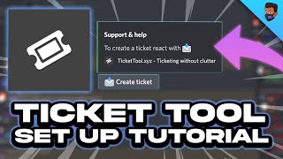 How to Setup Ticket Tool For Your Discord Server  2023 [upl. by Volnay793]