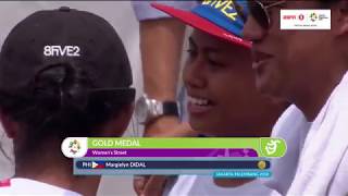 asian games 2018 Skateboard Womens Street Final margielyn didal HighLights [upl. by Mair]