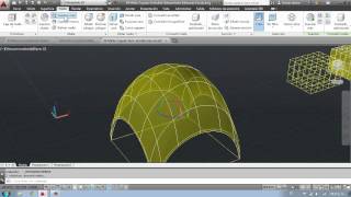 01 AutoCAD 3D Algunos comandos Para mallas [upl. by Intirb]