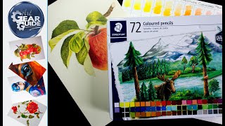 Review of Staedtler Coloured Pencils 72 Set Design Journey Range [upl. by Crelin308]