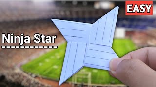 How to make a paper Ninja Star  Origami  Paper Ninja Star  Paper ka ninja star kaise banaen [upl. by Laehpar]