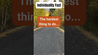 The hardest thing to do motivation psychology quotes facts [upl. by Joselow]