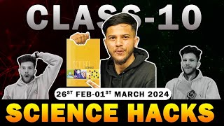 Class 10 Science Toppers Secret Plan 🔥 Complete Syllabus of Class 10 Science  Science Marathon🔴 [upl. by Ettennat]