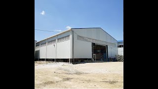 Philippines Steel Warehouse 20m x 80m x 7m [upl. by Cynarra144]